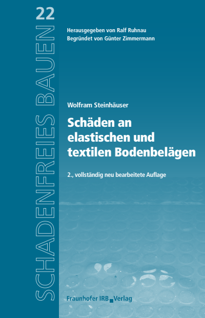 Cover des Buchs: Schäden an elastischen und textilen Bodenbelägen.