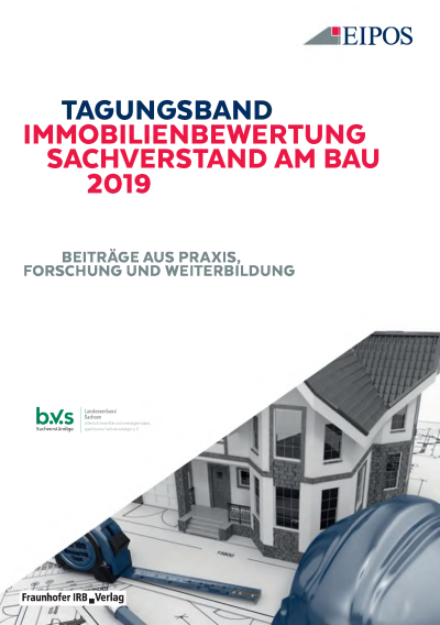 Cover des Buchs: Tagungsband Immobilienbewertung und Sachverstand am Bau 2019.