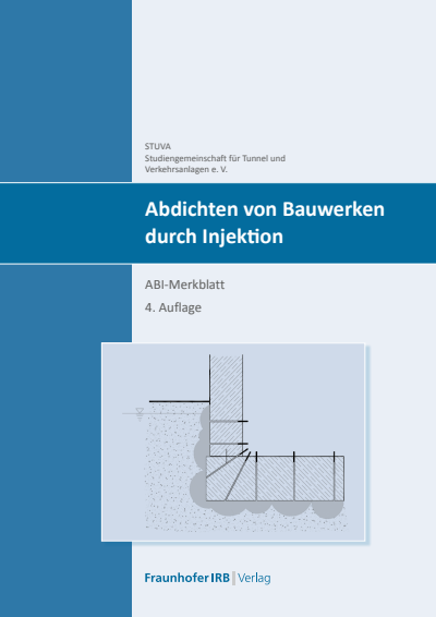 Cover des Buchs: Abdichten von Bauwerken durch Injektion.