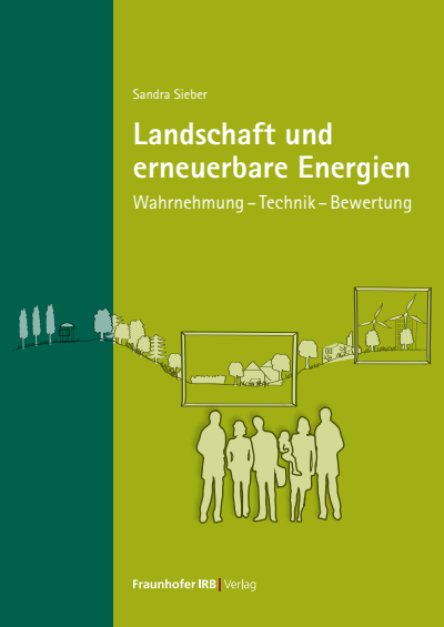 Cover des Buchs: Landschaft und erneuerbare Energien.