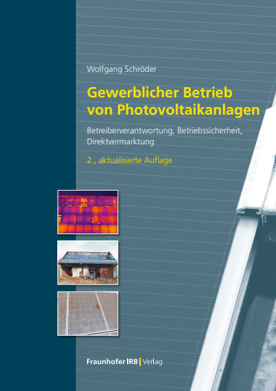Cover des Buchs: Gewerblicher Betrieb von Photovoltaikanlagen