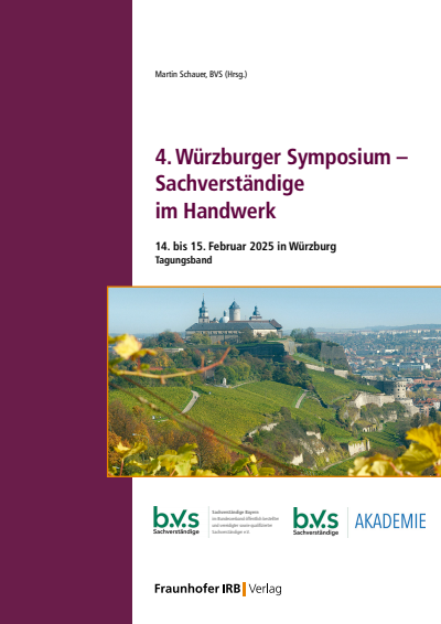 Cover des Buchs: 4. Würzburger Symposium - Sachverständige im Handwerk