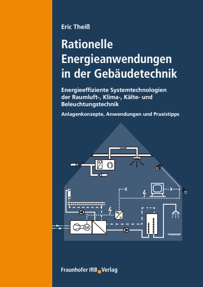 Cover of book: Rationelle Energieanwendungen in der Gebäudetechnik. Energieeffiziente Systemtechnologien der Raumluft-, Klima-, Kälte- und Beleuchtungstechnik.