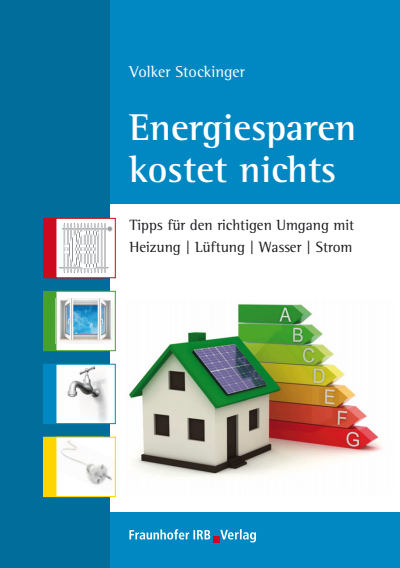 Cover des Buchs: Energiesparen kostet nichts.