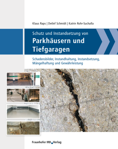 Cover des Buchs: Schutz und Instandsetzung von Parkhäusern und Tiefgaragen.