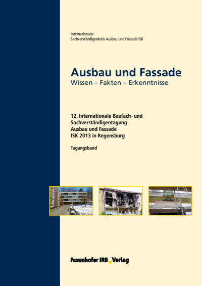 Cover des Buchs: Ausbau und Fassade.