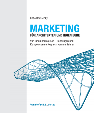 Cover des Buchs: Marketing für Architekten und Ingenieure.