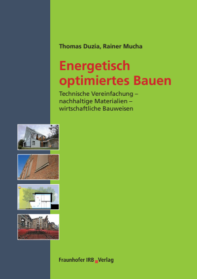 Cover of book: Energetisch optimiertes Bauen.