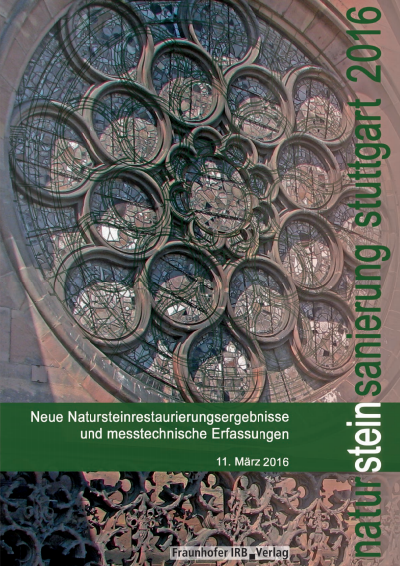 Cover des Buchs: Natursteinsanierung Stuttgart 2016.