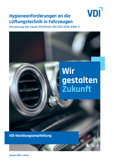 Cover des Buchs: Hygieneanforderungen an die Lüftungstechnik in Fahrzeugen