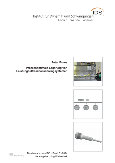 Cover des Buchs: Prozessoptimale Lagerung von Leistungsultraschallschwingsystemen
