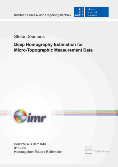 Cover des Buchs: Deep Homography Estimation for Micro-Topographic Measurement Data