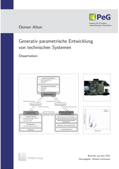 Cover des Buchs: Generativ parametrische Entwicklung von technischen Systemen