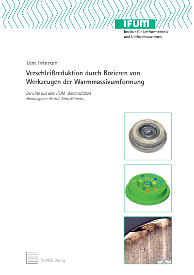 Cover des Buchs: Verschleißreduktion durch Borieren von Werkzeugen der Warmmassivumformung