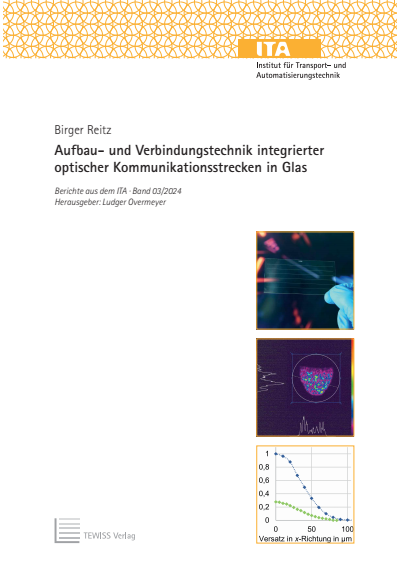 Cover des Buchs: Aufbau- und Verbindungstechnik integrierter optischer Kommunikationsstrecken in Glas