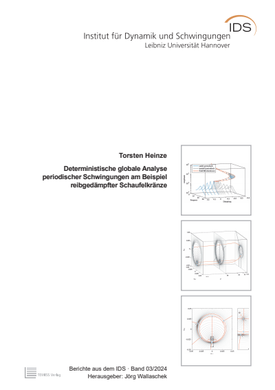 Cover des Buchs: Deterministische globale Analyse periodischer Schwingungen am Beispiel reibgedämpfter Schaufelkränze