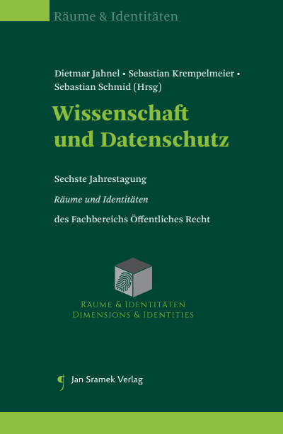 Cover des Buchs: Wissenschaft und Datenschutz