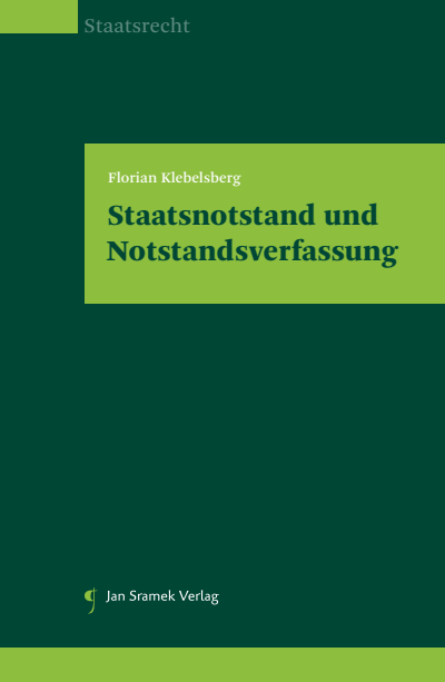 Cover des Buchs: Staatsnotstand und Notstandsverfassung