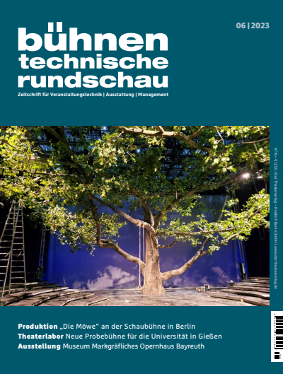 Cover der Ausgabe: Bühnentechnische Rundschau Jahrgang 117 (2023), Heft 6