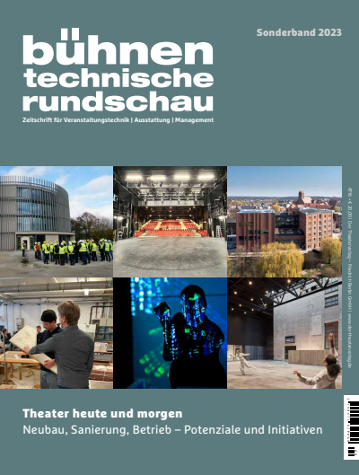 Cover der Ausgabe: Bühnentechnische Rundschau Jahrgang 117 (2023), Heft Sonderband-2023