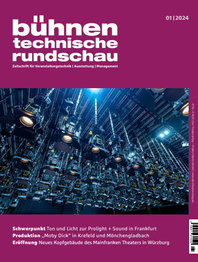 Cover der Ausgabe: Bühnentechnische Rundschau Jahrgang 118 (2024), Heft 1