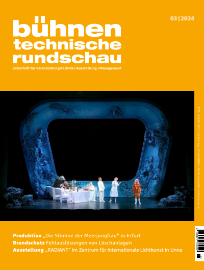 Cover der Ausgabe: Bühnentechnische Rundschau Jahrgang 118 (2024), Heft 3