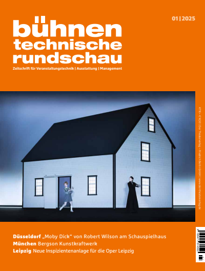 Cover der Ausgabe: Bühnentechnische Rundschau Jahrgang 119 (2025), Heft 1