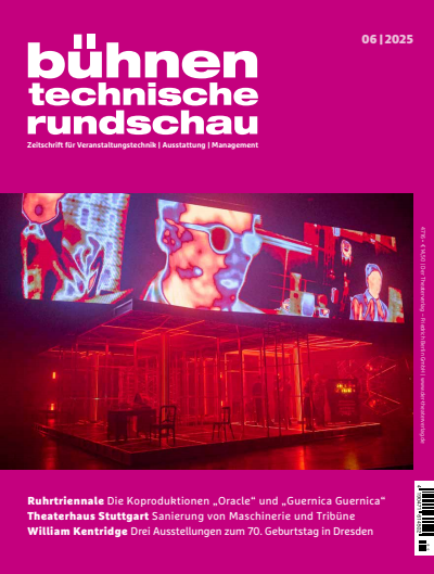 Cover der Ausgabe: Bühnentechnische Rundschau Jahrgang 119 (2025), Heft 6
