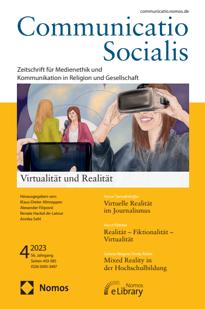 Cover of Volume: Communicatio Socialis (ComSoc) Volume 56 (2023), Edition 4