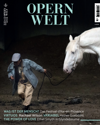 Cover der Ausgabe: Opernwelt Jahrgang 63 (2022), Heft 8