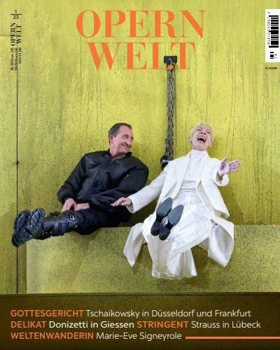 Cover der Ausgabe: Opernwelt Jahrgang 64 (2023), Heft 1