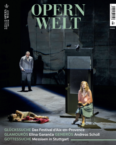 Cover der Ausgabe: Opernwelt Jahrgang 64 (2023), Heft 8