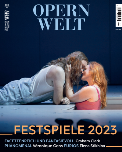 Cover der Ausgabe: Opernwelt Jahrgang 64 (2023), Heft 9-10