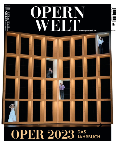 Cover der Ausgabe: Opernwelt Jahrgang 64 (2023), Heft Jahrbuch