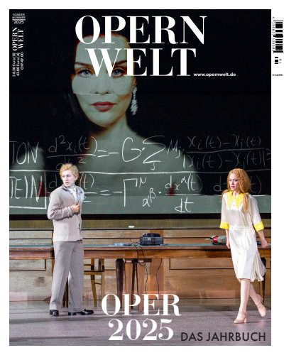 Cover der Ausgabe: Opernwelt Jahrgang 66 (2025), Heft Jahrbuch