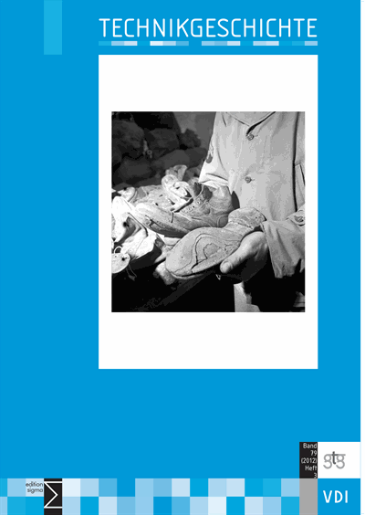 Cover der Ausgabe: TG Technikgeschichte Jahrgang 79 (2012), Heft 2