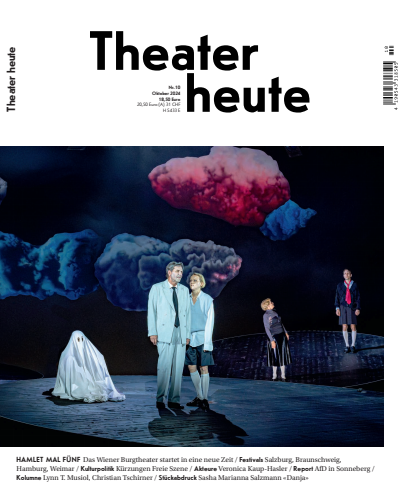 Cover der Ausgabe: Theater heute Jahrgang 65 (2024), Heft 10