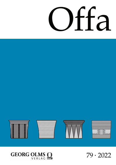 Cover der Ausgabe: Offa Jahrgang 79 (2022), Heft 79