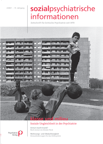 Cover der Ausgabe: Sozialpsychiatrische Informationen Jahrgang 51 (2021), Heft 2