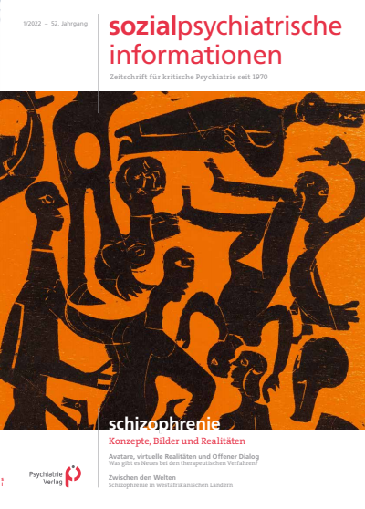 Cover der Ausgabe: Sozialpsychiatrische Informationen Jahrgang 52 (2022), Heft 1