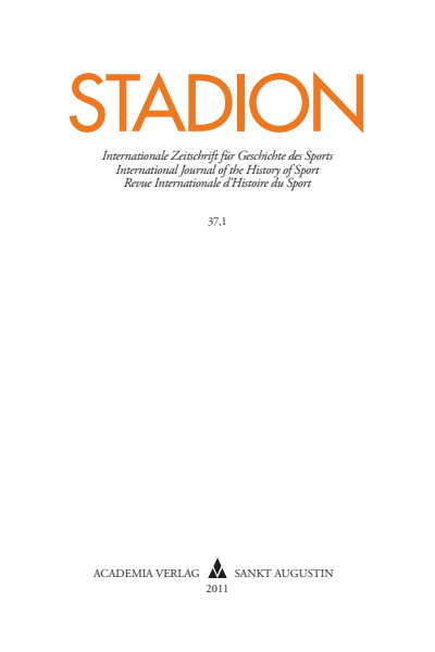 Cover der Ausgabe: STADION Jahrgang 37 (2011), Heft 1