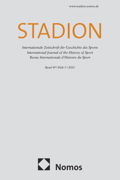 Cover der Ausgabe: STADION Jahrgang 49 (2025), Heft 1