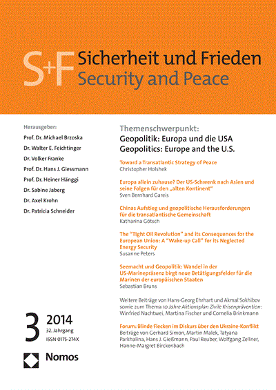 Cover of Volume: S&F Sicherheit und Frieden Volume 32 (2014), Edition 3