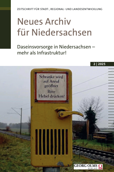 Cover der Ausgabe: Neues Archiv für Niedersachsen Jahrgang 12 (2025), Heft 2