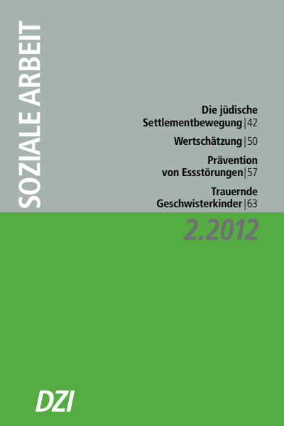 Cover der Ausgabe: Soziale Arbeit Jahrgang 61 (2012), Heft 2