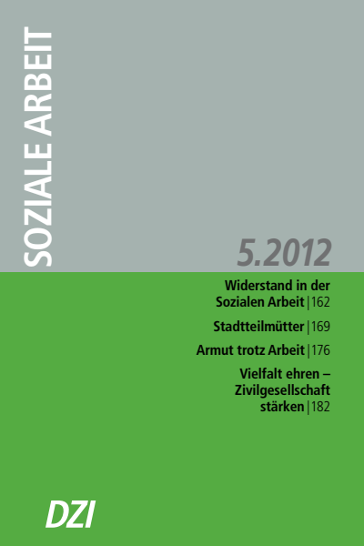 Cover der Ausgabe: Soziale Arbeit Jahrgang 61 (2012), Heft 5