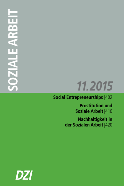 Cover der Ausgabe: Soziale Arbeit Jahrgang 64 (2015), Heft 11