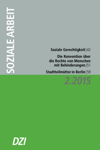 Cover of Volume: Soziale Arbeit Volume 64 (2015), Edition 2