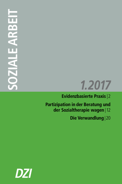 Cover der Ausgabe: Soziale Arbeit Jahrgang 66 (2017), Heft 1