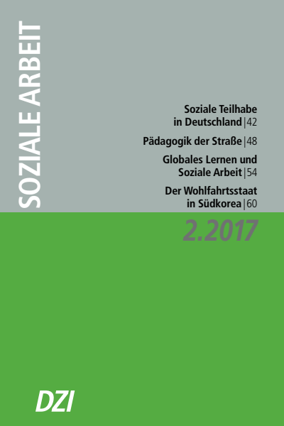 Cover der Ausgabe: Soziale Arbeit Jahrgang 66 (2017), Heft 2